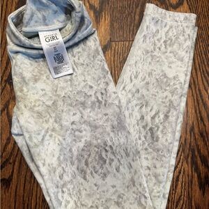 Athleta Gray Patterned Leggings